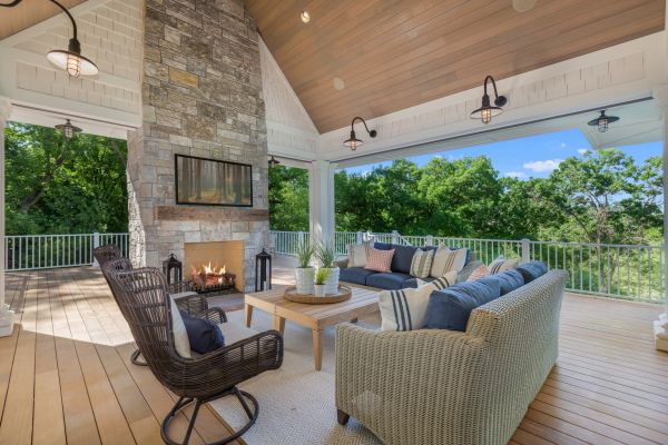 Outdoor Fireplace Installation